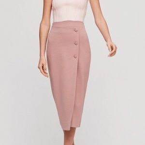 Aritzia Babaton Buttoned-Up Skirt